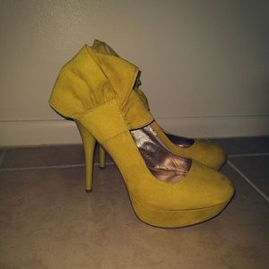 Charlotte Russe Lime Green Heels
